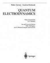book cover of Quantum electrodynamics by Walter Greiner