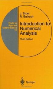 book cover of Introduction to Numerical Analysis by Josef Stoer