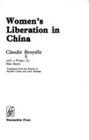 book cover of Women's liberation in China (Marxist theory and contemporary capitalism) by Claudie Broyelle