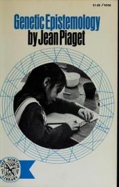 book cover of Genetic Epistemology by Jean Piaget