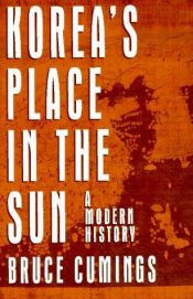 book cover of Korea's place in the sun by Bruce Cumings