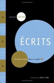 book cover of Ecrits : The first complete edition in English by 雅各·拉冈