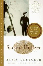 book cover of Sacred Hunger by Barry Unsworth