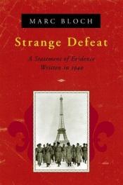 book cover of Strange Defeat by マルク・ブロック