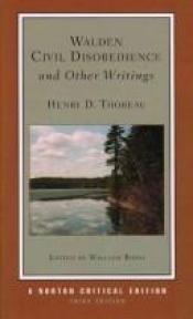 book cover of Walden, Civil Disobedience and Other Writings by Henry David Thoreau