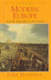 book cover of A history of modern Europe by John M. Merriman