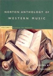 book cover of Norton anthology of Western Music by Claude V. Palisca