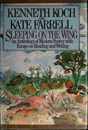 book cover of Sleeping on the wing by Kenneth Koch