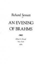 book cover of An evening of Brahms by リチャード・セネット