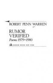 book cover of Rumor verified by ロバート・ペン・ウォーレン