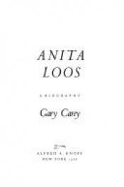 book cover of Anita Loos by Gary Carey