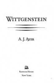 book cover of Ludwig Wittgenstein by Alfred J. Ayer