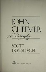 book cover of John Cheever by Scott Donaldson