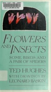 book cover of Flowers and Insects by Ted Hughes