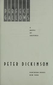 book cover of Perfect gallows by Питер Дикинсон