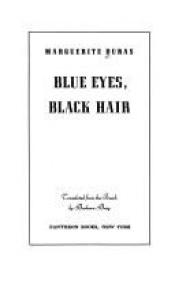 book cover of Med blå øjne, sort hår by Marguerite Duras