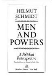book cover of Mensen en mogendheden by Helmut Schmidt