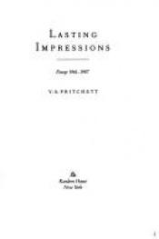 book cover of Lasting impressions : essays, 1961-1987 by V. S. Pritchett