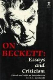 book cover of On Beckett by Семюел Беккет