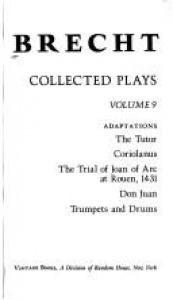 book cover of Collected Plays: 009 by برتولت برشت