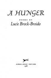 book cover of A hunger by Lucie Brock-Broido