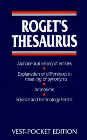 book cover of Roget's Thesaurus, Vest-Pocket Edition by Editors of The American Heritage Dictionaries