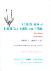 book cover of A Source-Book of Biological Names and Terms by Edmund Jaeger