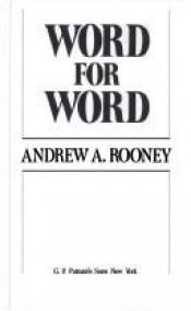 book cover of Word for Word by Andy Rooney