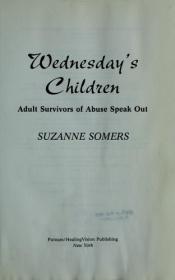 book cover of Wednesday's Children by Suzanne Somers