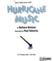 book cover of Hurricane music by Barbara Bottner