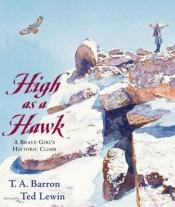 book cover of High as a hawk by T.A. Barron