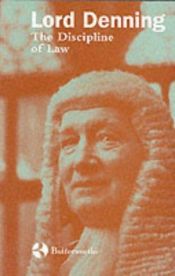 book cover of The discipline of law by Alfred Lord Denning