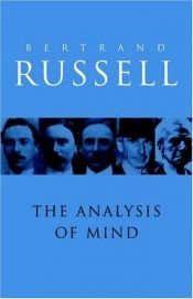 book cover of Analisi della mente by Bertrand Russell