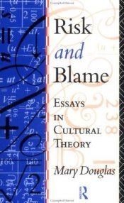 book cover of Risk & Blame: Essays in Cultural Theory by Mary Douglas