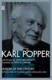 book cover of La lezione di questo secolo by Karl Popper