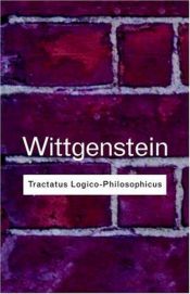 book cover of Tractatus logico-philosophicus by ลุดวิจ วิทท์เกนชไตน์