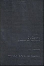 book cover of Stylistics (Routledge English Language Introductions Series.) by PAUL SIMPSON