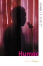 book cover of On humour by Simon Critchley