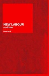 book cover of New Labour by Mark Bevir