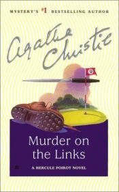 book cover of The murder on the links by Agatha Christie