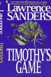 book cover of Timothy's Game [Timothy Cone, Book No. 2] by Lawrence Sanders