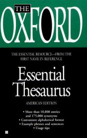 book cover of Oxford Essential Thesaurus by Oxford University Press