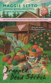 book cover of Dropped Dead Stitch by Maggie Sefton