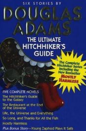 book cover of Douglas Adams four volume set: Hitchhiker's Guide to the Galaxy, So Long and Thanks for all the Fish, Life the Universe and Everything, Restaurant at the end of the Universe by Douglas Adams|Pan Macmillan Limited Staff