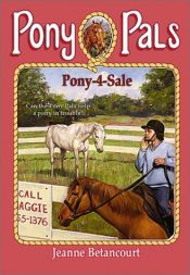 book cover of Pony-4-sale by Jeanne Betancourt