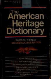 book cover of American Heritage Dictionary Second College Edition THUMB INDEX by American Heritage