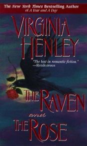 book cover of The raven and the rose by Virginia Henley