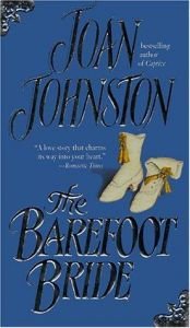 book cover of The Barefoot Bride by Joan Johnston