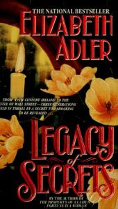 book cover of Legacy of secrets by Elizabeth Adler