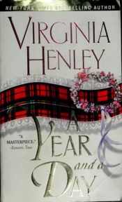 book cover of A year and a day by Virginia Henley